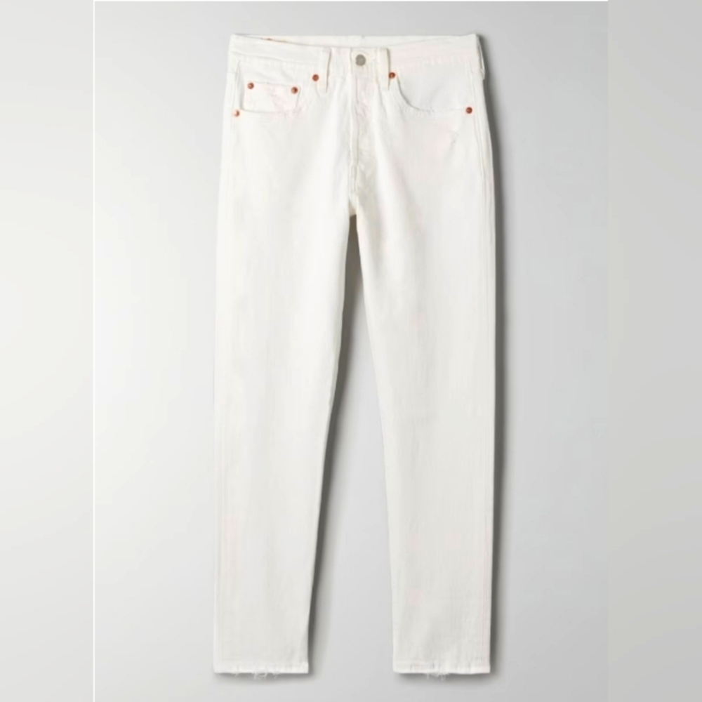 Levi's 501 Skinny Cloud Over Filiforme Jean white